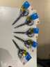 得力(deli)210mm黑刃防銹剪刀  辦公家用生活手工剪紙刀 辦公用品 黑色6010-S 曬單實拍圖