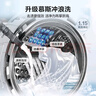 海爾（Haier）【25年新品】滾筒洗衣機(jī)全自動 帶烘干洗烘一體機(jī)10公斤 國家補(bǔ)貼 以舊換新直驅(qū)超薄XQG100-HBD37E 曬單實(shí)拍圖