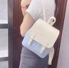 新款真皮輕奢小眾女生雙肩背包2025新款高級感大容量通勤包包書(shū)包 藍色 不配禮盒【現貨速發(fā)】 曬單實(shí)拍圖