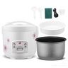 美的（Midea）出品華凌電飯煲家用經(jīng)典老式電飯鍋3/4/5L大容量老人宿舍機械式簡易操作蒸煮電飯煲 2-8人用｜帶蒸籠｜不粘內(nèi)膽｜ 5L 曬單實拍圖
