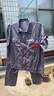 施蒙奇夏季男式工作服定制短袖勞保服套裝工廠車間半袖工作服定制批量 小拉鏈藏藍(lán)色短袖（套裝） 175(建議135-155斤) 曬單實(shí)拍圖