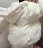 木木屋（mumuwu）品牌童裝嬰兒羽絨服冬裝2025新款兒童連帽外套白鴨絨寶寶冬裝上衣 白色 73 適合8-10個(gè)月體重19-23斤 曬單實(shí)拍圖