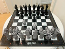 哈利波特周邊巫師棋國際象棋桌游玩具霍格沃茨立體人物魔法師棋牌 【現貨】哈利波特巫師棋 曬單實(shí)拍圖