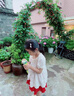 WVD國際品牌女童夏裝2025新款蘑菇屋蓬蓬裙甜美夏季連衣裙 套裝 130 cm 曬單實(shí)拍圖