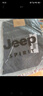 JEEP SPIRIT吉普牛仔褲男秋季韓版潮流褲子男士直筒修身男褲 藍黑 33 曬單實(shí)拍圖