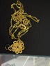 中國黃金（CHINA GOLD）黃金項(xiàng)鏈女足金四葉草吊墜幸運(yùn)相遇金項(xiàng)鏈生日新年禮物送女友老婆 足金吊墜+s925鏈 曬單實(shí)拍圖