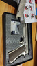 aqk1911成人玩具槍鋁合金bb全金屬手槍黃河牌發(fā)射器打氣球的搶彈 AQK8.0最新版鎢鋼色(雙彈夾） 曬單實(shí)拍圖