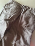無印良品（MUJI）女式漢麻混斜紋抽褶寬版褲褲子女款25年夏季休閑褲女裝闊腿褲長褲 黑色 M (160/66A) 曬單實(shí)拍圖