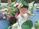 兒童國風(fēng)新中式表演服夏季漢服套裝古裝幼兒園唐裝六一演出服套裝 男童套裝-送香包 130 cm 曬單實拍圖
