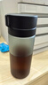木吉乇（mojito）便攜塑料水杯茶杯男女學(xué)生運(yùn)動(dòng)夏天水瓶大容量水壺600ml 黑色 曬單實(shí)拍圖