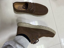 名郎（MELLEN）復(fù)古時(shí)尚簡(jiǎn)約輕便舒適百搭系帶休閑皮鞋男厚底 MYA67111 棕色 40  曬單實(shí)拍圖
