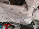 安丹迪（Adandyish）夏季遮陽罩牛津布電動車擋風(fēng)被電瓶摩托車防風(fēng)防水反光條 灰樂兔 曬單實拍圖
