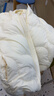 英氏（YEEHOO）兒童羽絨服男女童鵝絨服輕薄三防外套中大童裝保暖冬 米白 120 曬單實(shí)拍圖
