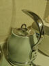 北鼎（Buydeem）電熱水壺 家用燒水壺?zé)崴畨?304不銹鋼燒水器 精鑄鋁合金把手 小型控溫電水壺煮水壺 1.2L 【淺衫綠】K203|精準控溫 曬單實拍圖