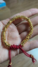 中國黃金（CHINA GOLD）黃金手鏈女款足金碎金子盤纏紅手繩七夕情人節(jié)生日禮物送女友老婆 盤纏手鏈 約3.52g+品牌禮盒 曬單實拍圖