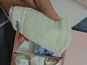 歐迪芬（Ordifen）【清倉】內(nèi)褲女中腰棉質(zhì)拼款盒裝3條內(nèi)褲+襪子/內(nèi)褲3條裝XK2A03T 三混色2:軟玉紫+晴空藍+香蜜黃 2XL 曬單實拍圖