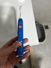 飛利浦（PHILIPS）兒童電動牙刷 男孩女孩生日禮物 適用4-6-12歲 聲波震動2種模式 自帶2支刷頭藍HX2432/01 國家補貼 曬單實拍圖