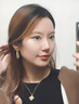 TFY啞光磨砂復(fù)古金色大圈圈圓圈耳環(huán)女2025年新款925純銀針?biāo)厝Χ?啞光金色耳圈【925銀針】 曬單實(shí)拍圖