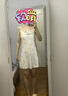 雅鹿冰絲吊帶睡裙女夏季性感連衣裙薄款背心睡衣 燙蝶暖白款-吊帶 S 女(75-95斤) 曬單實拍圖