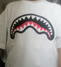 SPRAYGROUND鯊魚嘴短袖T恤純棉舒適運(yùn)動(dòng)百搭時(shí)尚潮流 WE110201 本白 M 曬單實(shí)拍圖