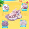 巴布豆女童涼鞋包頭夏款沙灘鞋兒童鞋子105532032淺粉紅/藕荷紫28 曬單實(shí)拍圖