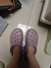 斯凱奇（Skechers）洞洞鞋女士夏季外穿包頭泡泡鞋厚底透氣軟底涼拖鞋休閑鞋111514 曬單實(shí)拍圖