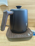 鳴盞燒水壺泡茶 電熱水壺功夫茶壺電茶爐 茶藝師專用電茶壺 智能恒溫茶具磨砂MZ152A黑色 曬單實(shí)拍圖