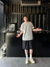 JEEP SPIRIT吉普男鞋2025夏季新款透氣網(wǎng)面戶(hù)外休閑運動(dòng)軟底跑步小白老爹潮鞋 沙狐白 40 曬單實(shí)拍圖