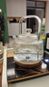 金灶（KAMJOVE）H19燒水壺玻璃蓋子H17H18消毒鍋蓋原廠配件【非整套產(chǎn)品】 0.8L H17/H18/H19玻璃壺+壺蓋 曬單實(shí)拍圖