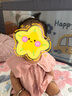 G.DUCKKIDS嬰兒連體衣夏季包屁衣超萌粉色哈衣寶寶夏裝甜美爬服洋氣公主衣服 五個(gè)蝴蝶哈衣皮粉色 90cm 曬單實(shí)拍圖