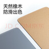 京東京造PU鼠標(biāo)墊鎖邊小號(hào)雙料鼠標(biāo)墊28*22cm加長(zhǎng)辦公游戲電競(jìng)電腦桌墊皮革觸感天然橡木防水耐磨 銀河灰 曬單實(shí)拍圖