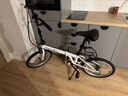 大行（DAHON）D6折疊自行車20英寸6速入門級(jí)折疊車成人學(xué)生通勤休閑單車KBC061 白色 曬單實(shí)拍圖