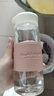 高顏值吸管杯夏季女學(xué)生塑料水杯子便攜帶皮革套韓版簡(jiǎn)約ins風(fēng)杯 粉色 500ml 1個(gè) 曬單實(shí)拍圖