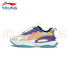 李寧（LI-NING）童鞋兒童運動鞋男大童螢火 2.0緩震回彈老爹鞋休閑鞋33YKCT066-11 曬單實拍圖
