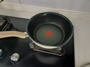 特福（Tefal）平底鍋煎蛋不粘鍋早餐煎鍋少油少煙燃?xì)庠铍姶艩t通用深煎鍋米色 曬單實(shí)拍圖