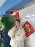 俞兆林oversize面包服短款棉衣羽絨棉服女2025年新款潮秋冬季外套厚棉襖 百搭米白（加厚） M 【建議105-115斤】 曬單實(shí)拍圖