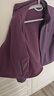 蕉下（beneunder）外套女萬(wàn)粒絨雙面搖粒絨防風(fēng)戶(hù)外秋冬新品軟殼抓絨紫-紫L 曬單實(shí)拍圖