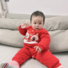 迷你巴拉羽絨服連體衣加厚外出嬰兒衣服紅色2025新【新秋季聯(lián)名款】 中國紅60611 100 cm 曬單實(shí)拍圖