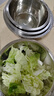 美廚（maxcook）316L不銹鋼盆篩4件套 加厚調(diào)料盆洗菜盆和面盆 米篩味斗 MCWA5868 曬單實(shí)拍圖