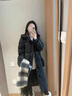 斷碼清倉2026新款冬季羽絨服男款高充絨量過(guò)膝長(cháng)款男女同款厚外套 黑色 男女同款 2XL 適合130到150斤穿 曬單實(shí)拍圖