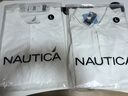 諾帝卡（NAUTICA）【單件直降】男裝25春夏新款索羅娜涼感汗布亨利領(lǐng)T恤男TE5204 白色1BW L 曬單實(shí)拍圖