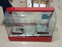 艾風(fēng)格商用玻璃蛋撻恒溫柜保溫箱加熱臺式小型保溫柜食品展示柜板栗漢堡保溫柜 弧形3p-紅色 曬單實拍圖