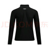 安德瑪（UNDERARMOUR）春夏Tech女子羅紋訓練運動(dòng)長(cháng)袖T恤1389857 黑色001  XL 曬單實(shí)拍圖