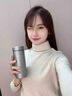 JECALD德國精工純鈦內膽保溫杯茶水分離雙層車(chē)載禮品杯商務(wù)禮盒泡茶水杯 商務(wù)黑520ml 【商務(wù)禮盒】 曬單實(shí)拍圖