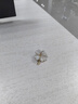小米星四葉草胸針女高端精致時(shí)尚防走光胸花別針扣針固定扣衣服配飾 貓眼石幸運大號四葉草【真金電鍍 曬單實(shí)拍圖