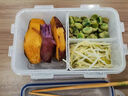 樂(lè)扣樂(lè)扣（LOCK&LOCK）飯盒食品級(jí)分隔塑料保鮮盒微波爐上班族便當(dāng)盒冰箱收納盒密封盒子 長(zhǎng)方形1000ml 曬單實(shí)拍圖