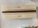 京東京造 筷子 家用食品級餐具實木防滑雞翅木原木【無漆無蠟】10雙裝 曬單實拍圖