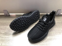 Jeep吉普網(wǎng)鞋男鞋夏季薄款鏤空涼鞋透氣飛織網(wǎng)面鞋子男士運動(dòng)休閑鞋 黑色 41 曬單實(shí)拍圖