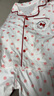 纖絲鳥（TINSINO）女童睡衣夏季兒童短袖開衫家居服套裝女孩甜美衣服 蝴蝶結(jié)貓 曬單實(shí)拍圖