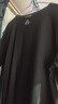 羅蒙短袖t恤男士夏季寬松休閑冰絲感打底衫速干衣服爸爸裝YK03黑色2XL 曬單實(shí)拍圖
